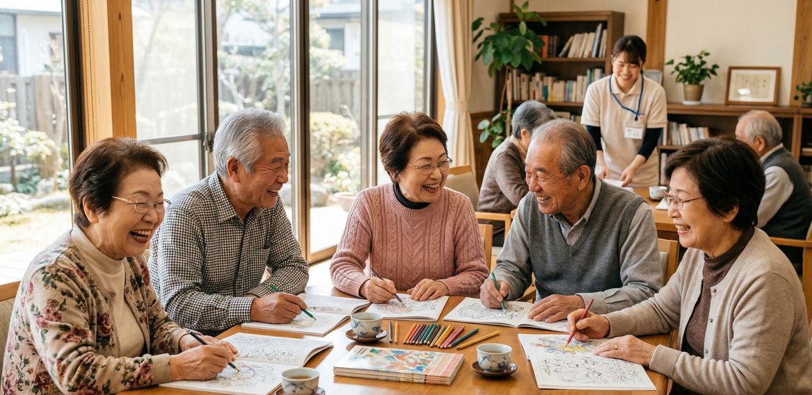 楽しく暮らす高齢者の皆さま